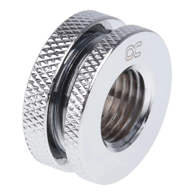 Alphacool HF Bulkhead Fitting, Short Version, G1/4 - Chrome