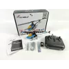 Amewi AFX4 XP ferngesteuerter Hubschrauber RTF 2,4GHz 6-Kanal mit 6-Achsen-Gyro, bürstenloser Hauptmotor, Höhenhaltung, LiPo 7,4V 700mAh, Blau/Schwarz
