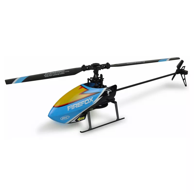 Amewi AFX4 XP ferngesteuerter Hubschrauber RTF 2,4GHz 6-Kanal mit 6-Achsen-Gyro, bürstenloser Hauptmotor, Höhenhaltung, LiPo 7,4V 700mAh, Blau/Schwarz