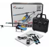 Amewi AFX4 XP ferngesteuerter Hubschrauber RTF 2,4GHz 6-Kanal mit 6-Achsen-Gyro, bürstenloser Hauptmotor, Höhenhaltung, LiPo 7,4V 700mAh, Blau/Schwarz