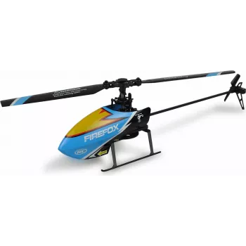 Amewi AFX4 XP ferngesteuerter Hubschrauber RTF 2,4GHz 6-Kanal mit 6-Achsen-Gyro, bürstenloser Hauptmotor, Höhenhaltung, LiPo 7,4V 700mAh, Blau/Schwarz