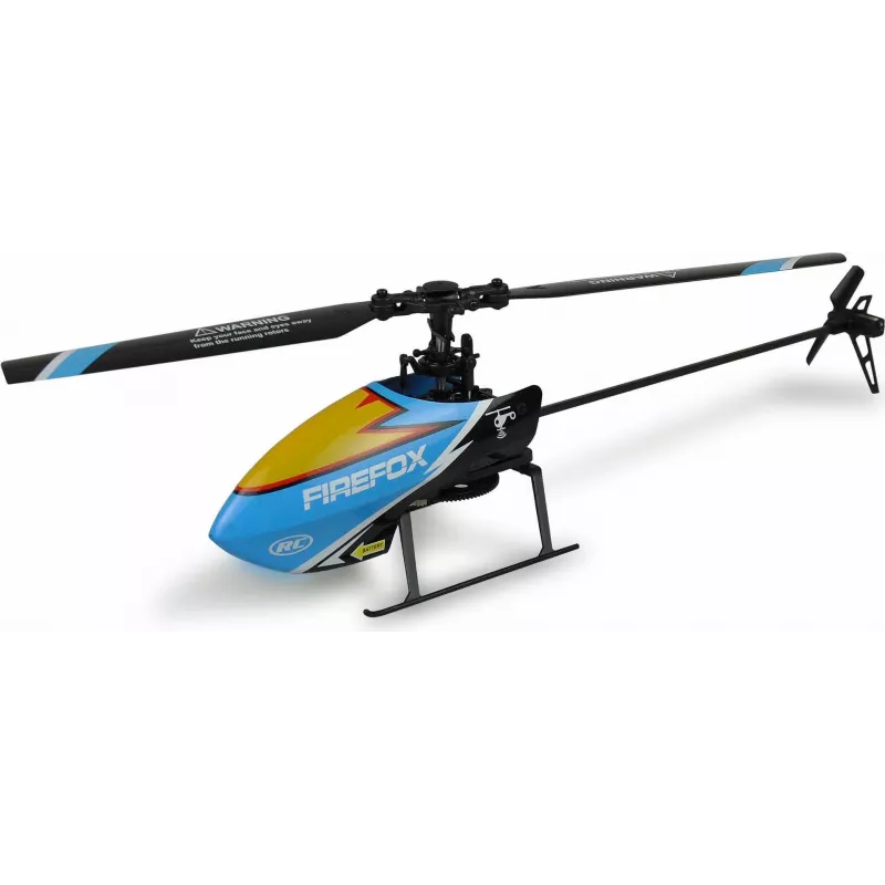 Amewi AFX4 XP ferngesteuerter Hubschrauber RTF 2,4GHz 6-Kanal mit 6-Achsen-Gyro, bürstenloser Hauptmotor, Höhenhaltung, LiPo 7,4V 700mAh, Blau/Schwarz