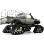 Amewi AMXRock RCX10PTS Scale Crawler Pick-Up Mattgrün 1:10 RTR Bürstenmotor RC Modellauto Elektro-Crawler 2,4 GHz (22463)