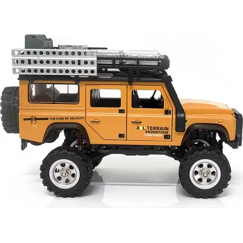 AMEWI D90X28 Metall Scale Crawler 4WD RC Auto 1:28 Gelb