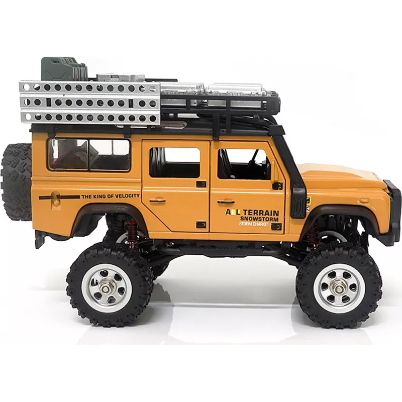 AMEWI D90X28 Metall Scale Crawler 4WD RC Auto 1:28 Gelb
