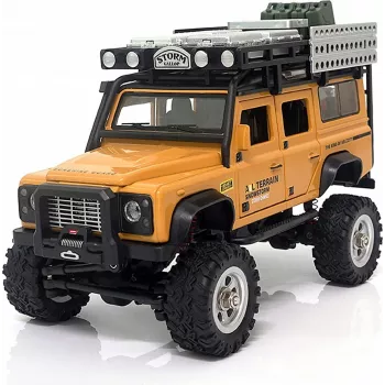 AMEWI D90X28 Metall Scale Crawler 4WD RC Auto 1:28 Gelb
