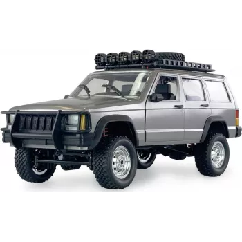 AMEWI JC-X12 Scale Silber gebürstet 1:12 RC Off-Road Buggy 4WD Elektro RTR 2,4GHz mit Akku und Ladegerät (22634)