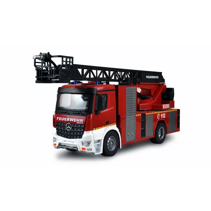 Amewi Mercedes-Benz Drehleiter-Feuerwehrauto 1:18 RTR 2,4GHz mit Wasserstrahl