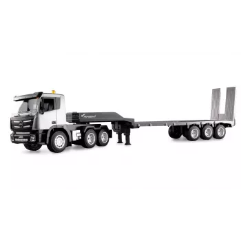 AMEWI RC Baustellen-Traktor mit Tieflader 1:24 RTR