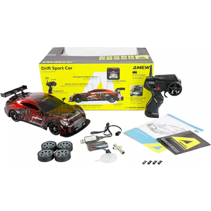 Amewi RC Drift Sport Rot/Grün 1:10 4WD RTR (21134)