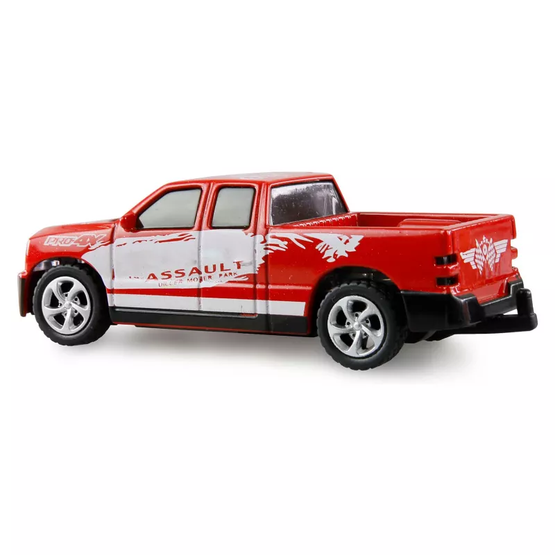 AMEWI RC Pickup Die Cast mit Pferdeanhänger 1:64 RTR Rot (22681)