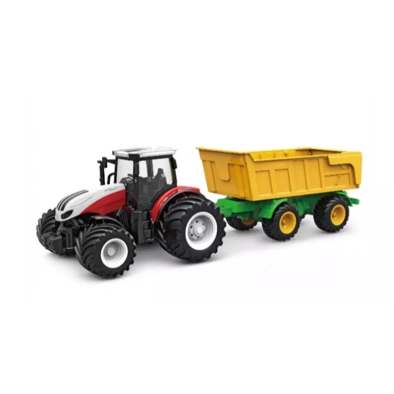 AMEWI RC Traktor mit Kippanhänger 1:24 Maßstab 2,4GHz 6-Kanal Li-Ion 500mAh