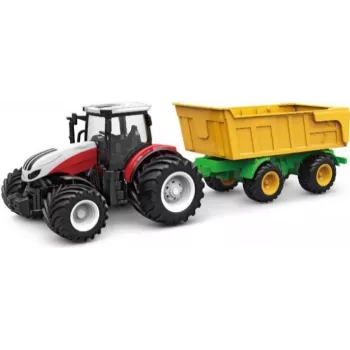 AMEWI RC Traktor mit Kippanhänger 1:24 Maßstab 2,4GHz 6-Kanal Li-Ion 500mAh