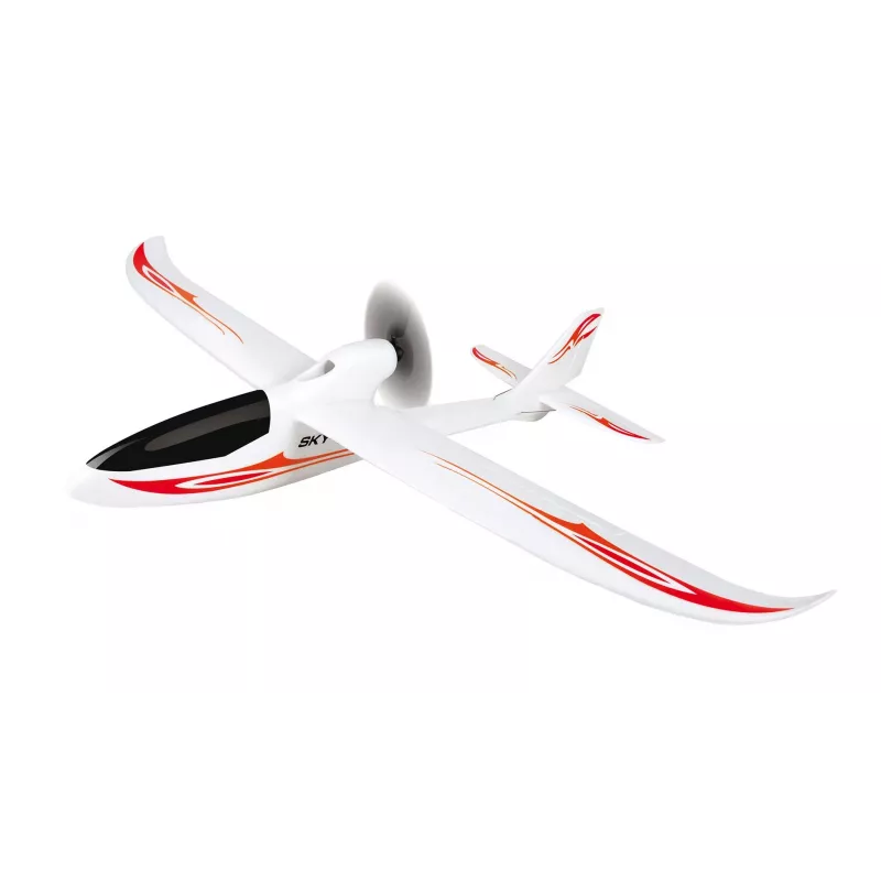 Amewi Skyrunner V3 RC Elektrosegler mit Gyro, 3-Kanal, 750mm Spannweite, RTF