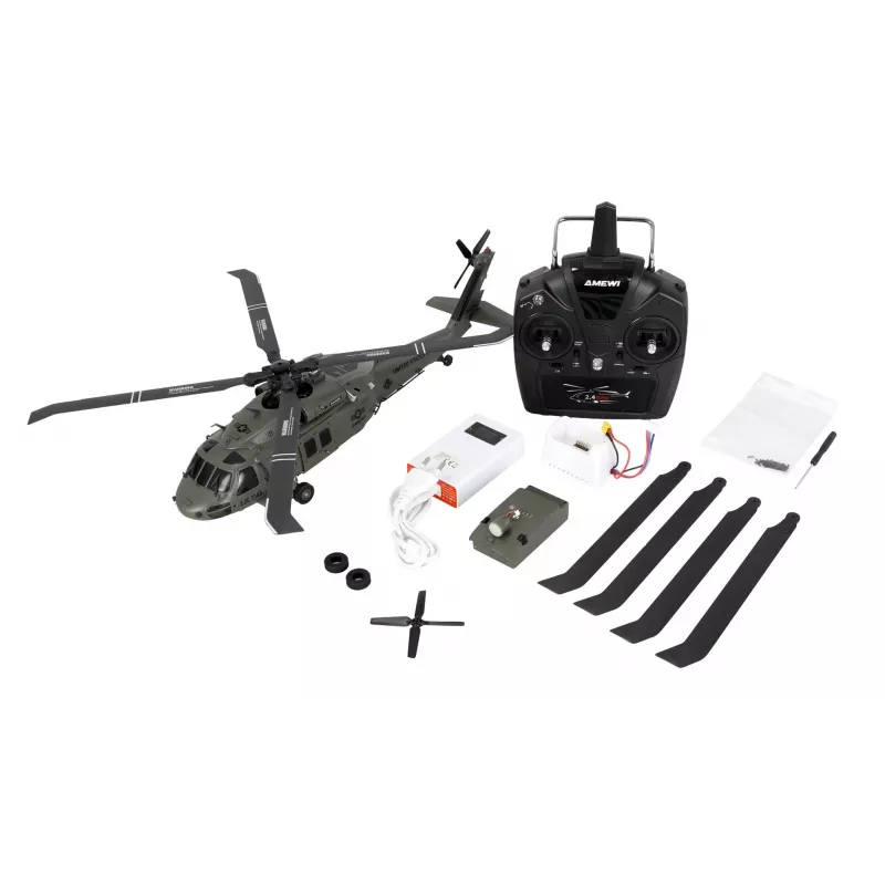 Amewi UH60 Black Hawk Marine CP Helicopter 6G/3D RTF 16+