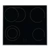 Amica EHC12713E Einbauherd-Set mit Ceran-Kochfeld, 65 Liter, 8 Funktionen, Energieklasse A, Edelstahl