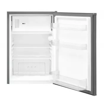 AMICA FM140.4X Freistehender Kühl-Gefrierschrank, 173 L, Edelstahl-Optik