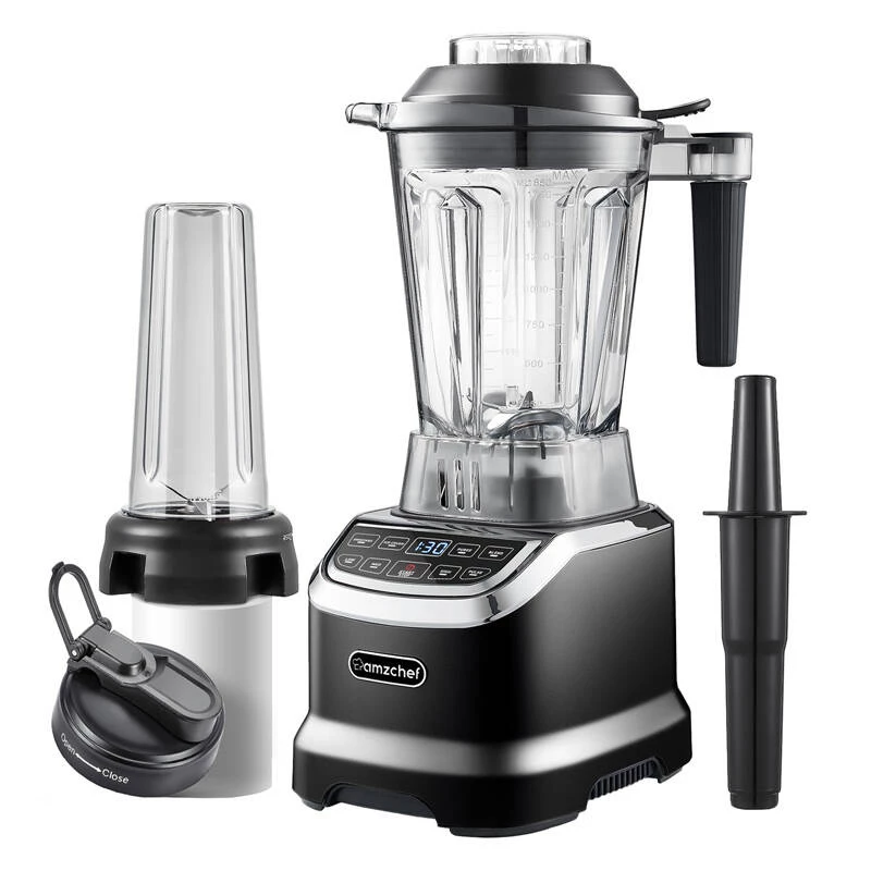 AMZCHEF ZM5003-BK Cup Blender (Schwarz)