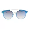 ANA HICKMANN HI3060-6804G Damen übergroße eckige Sonnenbrille Goldrahmen braune Verlaufsgläser 68/13/145 mm