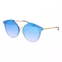 ANA HICKMANN HI3060-6804G Damen übergroße eckige Sonnenbrille Goldrahmen braune Verlaufsgläser 68/13/145 mm
