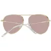 ANA HICKMANN HI3083-5804A Damen-Sonnenbrille, quadratisch, Havanna-Acetat, braune Verlaufsgläser, 58 mm