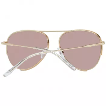 ANA HICKMANN HI3083-5804A Damen-Sonnenbrille, quadratisch, Havanna-Acetat, braune Verlaufsgläser, 58 mm