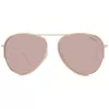 ANA HICKMANN HI3083-5804A Damen-Sonnenbrille, quadratisch, Havanna-Acetat, braune Verlaufsgläser, 58 mm