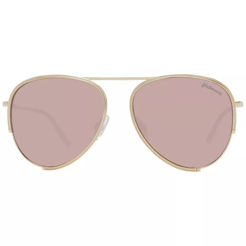 ANA HICKMANN HI3083-5804A Damen-Sonnenbrille, quadratisch, Havanna-Acetat, braune Verlaufsgläser, 58 mm