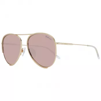 ANA HICKMANN HI3083-5804A Damen-Sonnenbrille, quadratisch, Havanna-Acetat, braune Verlaufsgläser, 58 mm