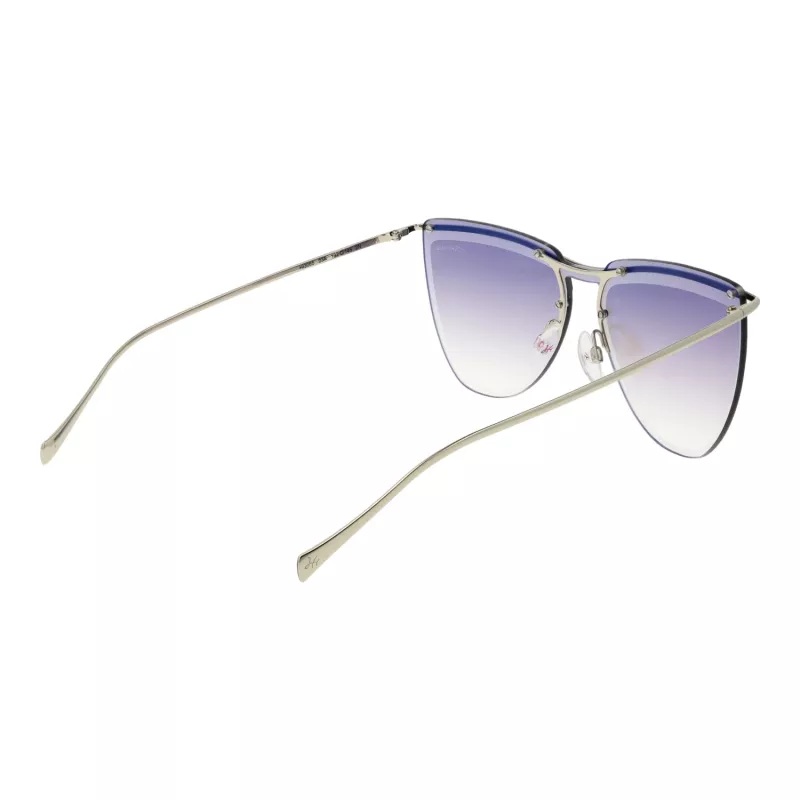ANA HICKMANN HI3085-13203A Damen Butterfly-Sonnenbrille - Braun Havana Acetatrahmen, Verlauf Braun Polycarbonatgläser, UV400-Schutz