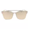 ANA HICKMANN HI9081-66T03 Damen Butterfly-Sonnenbrille Goldrahmen braun getönte Gläser 66mm