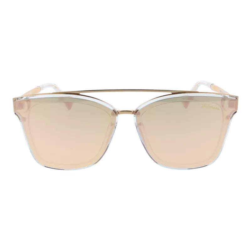 ANA HICKMANN HI9081-66T03 Damen Butterfly-Sonnenbrille Goldrahmen braun getönte Gläser 66mm