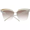 ANA HICKMANN Damen Butterfly Cat Eye Sonnenbrille AH3179-6204A Havanna Schildpatt Verlauf Braun 62mm