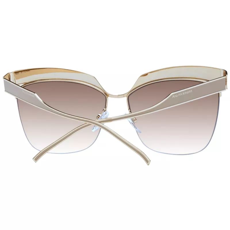 ANA HICKMANN Damen Butterfly Cat Eye Sonnenbrille AH3179-6204A Havanna Schildpatt Verlauf Braun 62mm