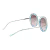 ANA HICKMANN Damen Butterfly-Sonnenbrille AH3166-56E01 Havana Braun Verlauf 56 mm