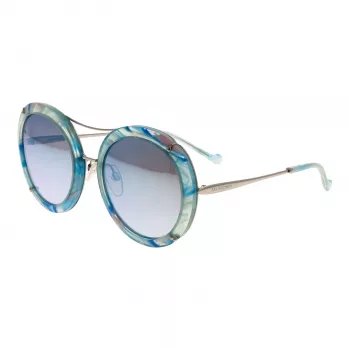 ANA HICKMANN Damen Butterfly-Sonnenbrille AH3166-56E01 Havana Braun Verlauf 56 mm