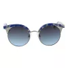 ANA HICKMANN Damen Butterfly Sonnenbrille HI3050-52G21 Havanna/Schildpatt Acetatrahmen braune Gradientengläser 52/20/140 mm
