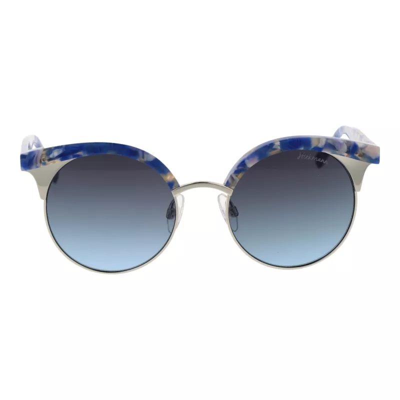 ANA HICKMANN Damen Butterfly Sonnenbrille HI3050-52G21 Havanna/Schildpatt Acetatrahmen braune Gradientengläser 52/20/140 mm