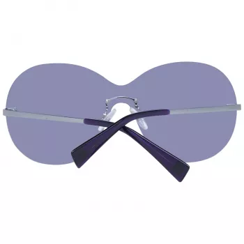 ANA HICKMANN Damen Butterfly-Sonnenbrille HI3058-14002A Schwarz Acetat Verlaufsgrau Glas 57mm