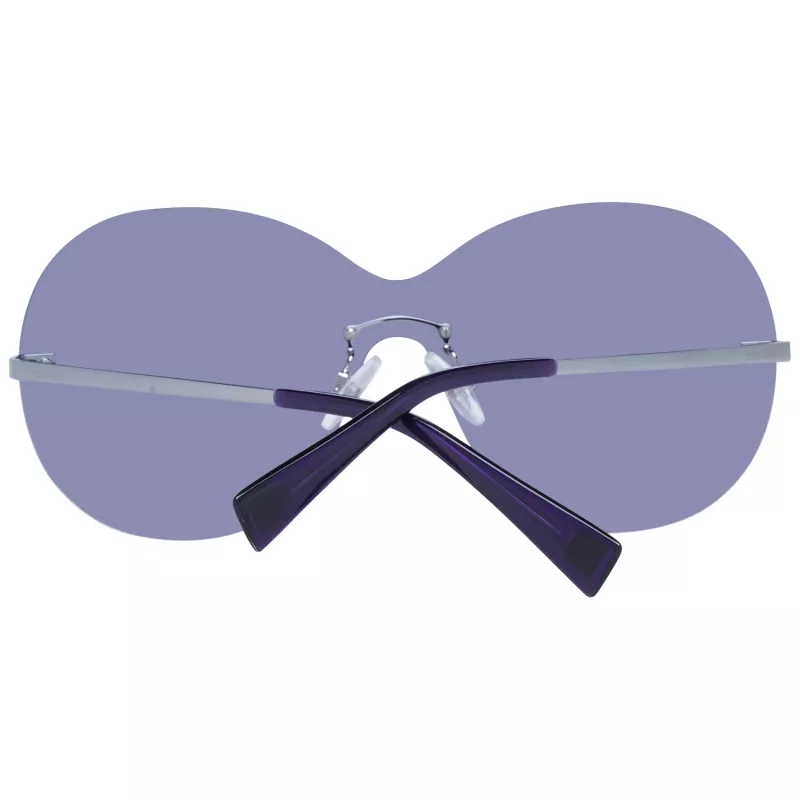 ANA HICKMANN Damen Butterfly-Sonnenbrille HI3058-14002A Schwarz Acetat Verlaufsgrau Glas 57mm