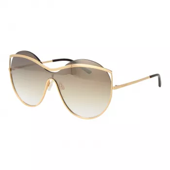 ANA HICKMANN Damen Cat-Eye-Sonnenbrille AH3182-13404A Havana Acetat Brauner Verlaufsglas 56mm