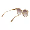 ANA HICKMANN Damen Cat-Eye-Sonnenbrille AH9263-55D03 Havana/Brown Gradient