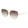ANA HICKMANN Damen Cat-Eye-Sonnenbrille HI3068-5804B Schwarzes Acetat Verlaufsgraue Gläser 58/18/145 mm