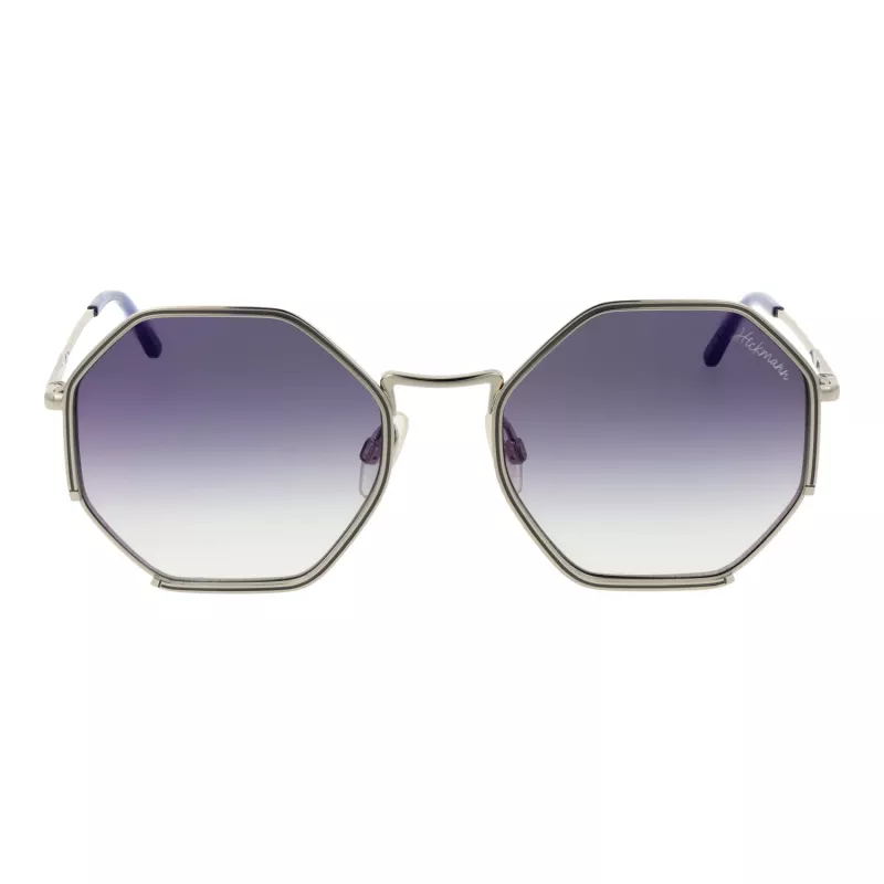 ANA HICKMANN Damen Cat-Eye Sonnenbrille HI3084-5406A - Havana/Schildpatt Acetatrahmen, Verlaufsbraune Gläser, UV400-Schutz