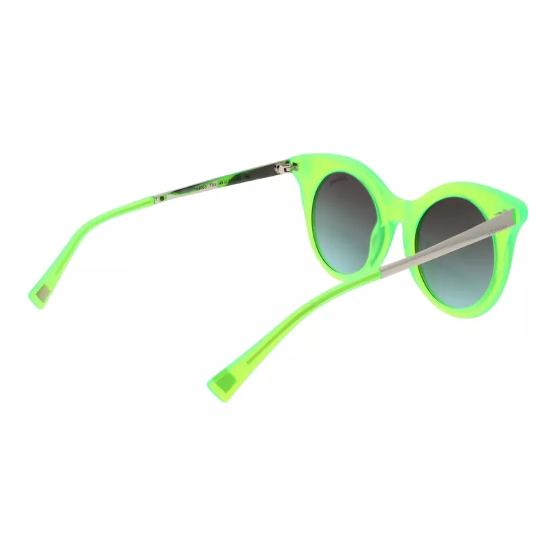 ANA HICKMANN Damen Cat-Eye-Sonnenbrille HI9063-49T03 Havanna Acetat Brauner Verlaufsglas 49mm