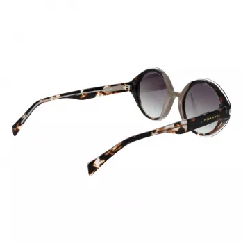ANA HICKMANN Damen Katzenaugen-Sonnenbrille HI9175-51P02 - Schwarzer Rahmen, grau verlaufende Gläser, UV400