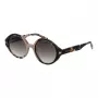 ANA HICKMANN Damen Katzenaugen-Sonnenbrille HI9175-51P02 - Schwarzer Rahmen, grau verlaufende Gläser, UV400