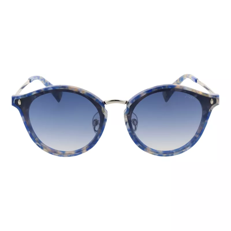 ANA HICKMANN Damen HI9066-49G22 Butterfly Sonnenbrille Havana Acetat Braun Verlauf UV400