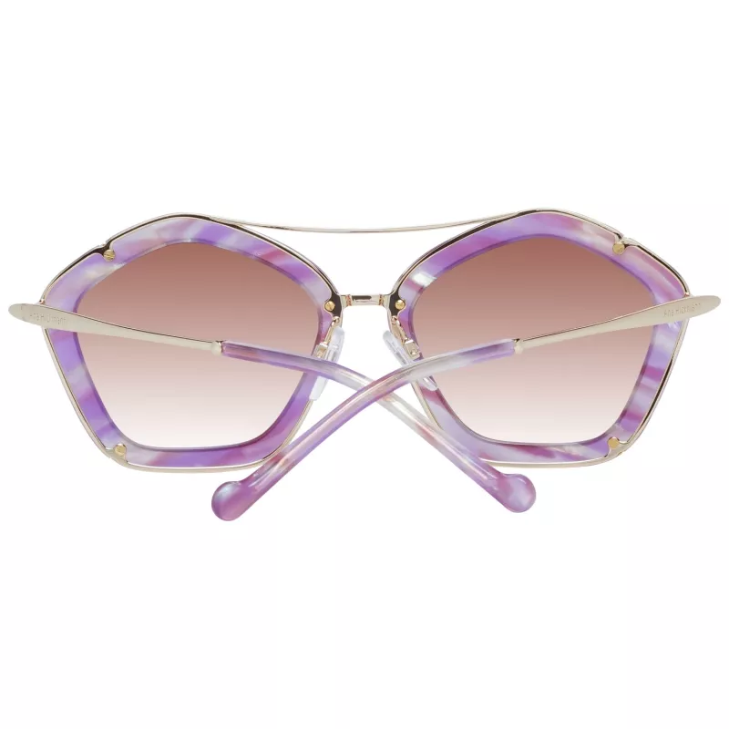 ANA HICKMANN Damen-Sonnenbrille AH3165-56G24 Gold Metall Butterfly-Fassung Braune Verlaufsgläser 56/20/145 mm