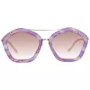 ANA HICKMANN Damen-Sonnenbrille AH3165-56G24 Gold Metall Butterfly-Fassung Braune Verlaufsgläser 56/20/145 mm